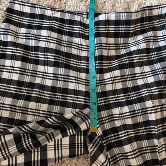 Talbots Black and White Plaid Ankle Pull On Pants Size 4 Petite - Picture 9 of 10